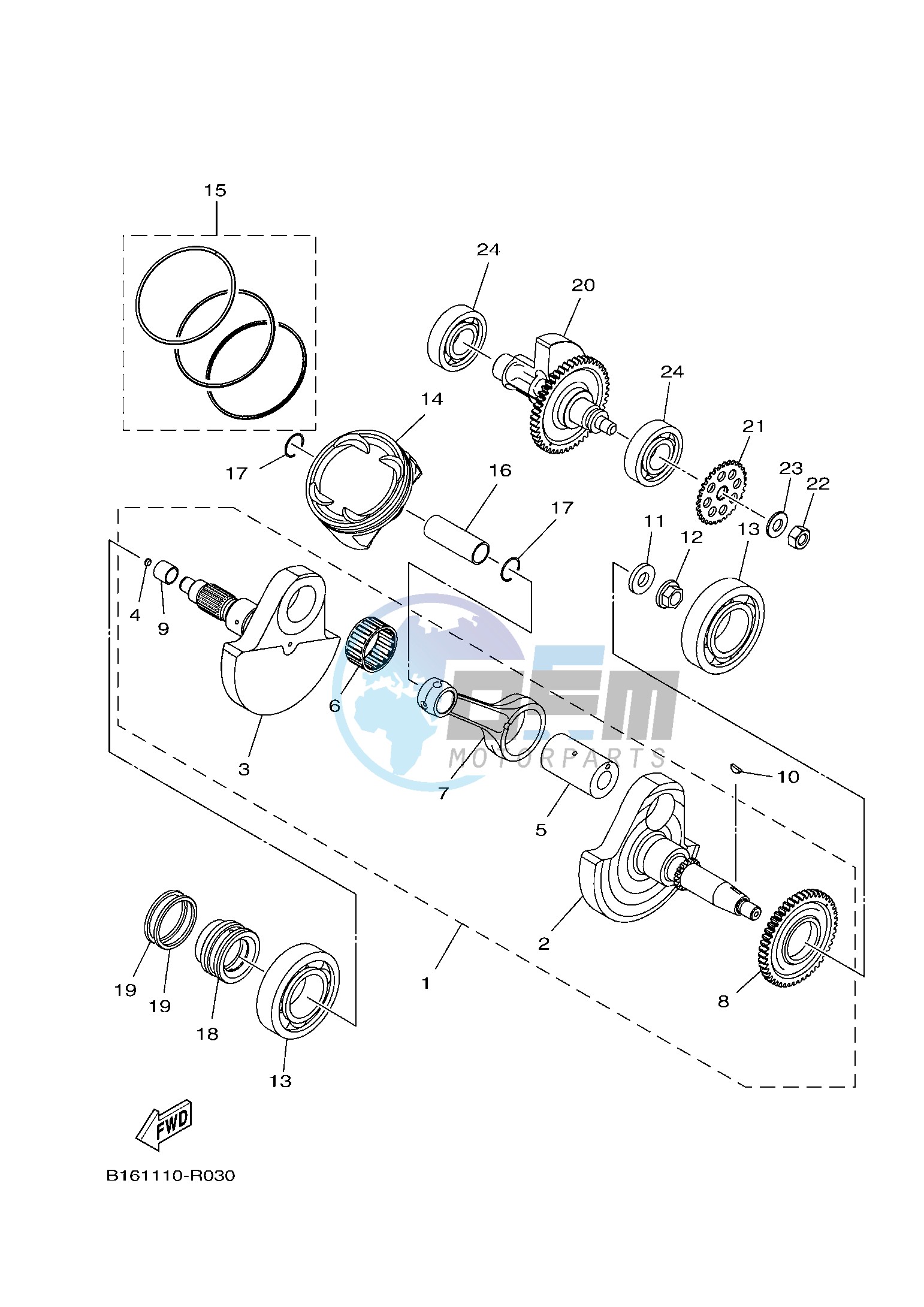 CRANKSHAFT & PISTON