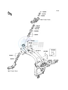 Z750 ZR750L9F GB XX (EU ME A(FRICA) drawing Frame