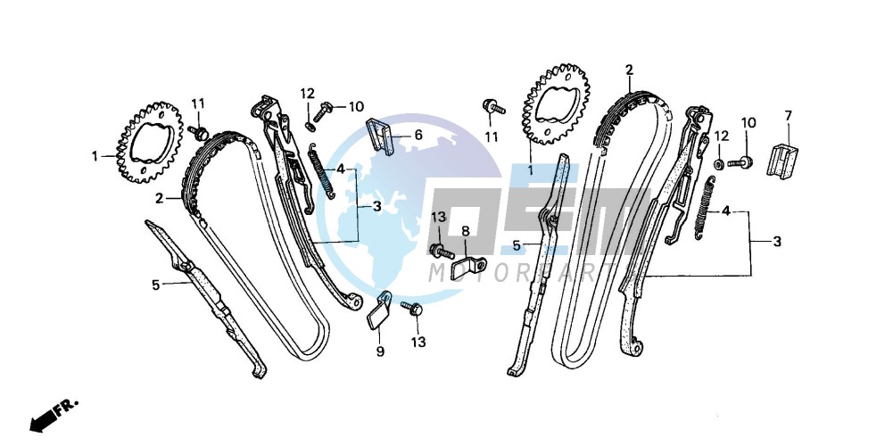 CAM CHAIN/TENSIONER