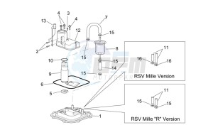 RSV 2 1000 drawing Fuel pump I