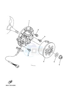 YZ250 (BCR6) drawing GENERATOR