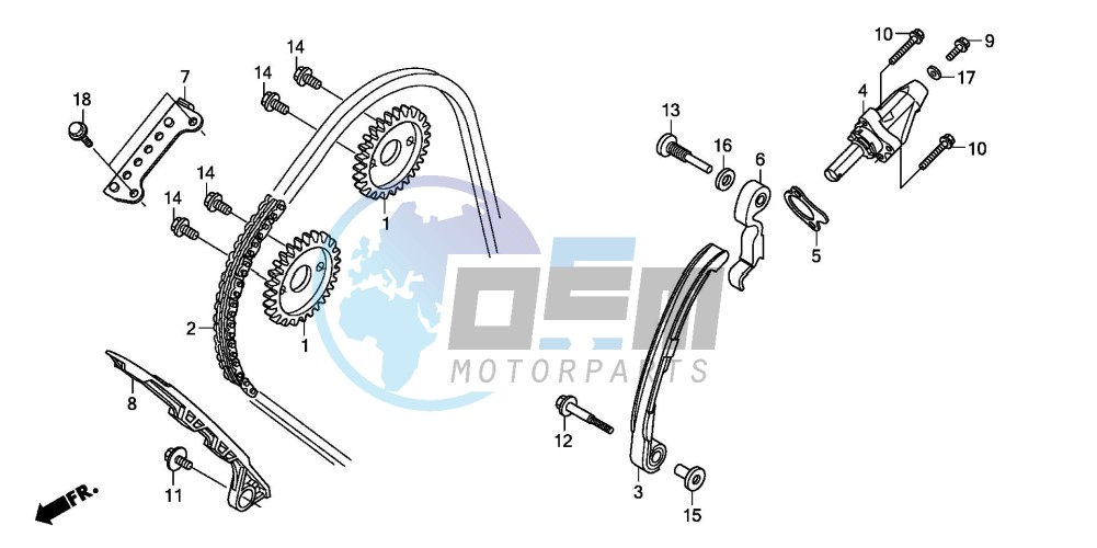 CAM CHAIN/TENSIONER