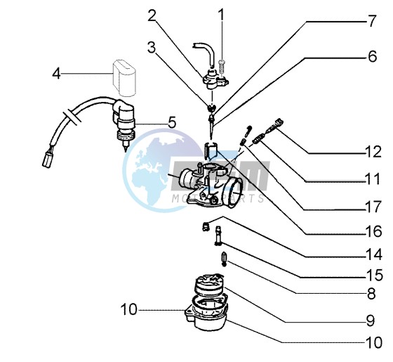 Carburettor component parts