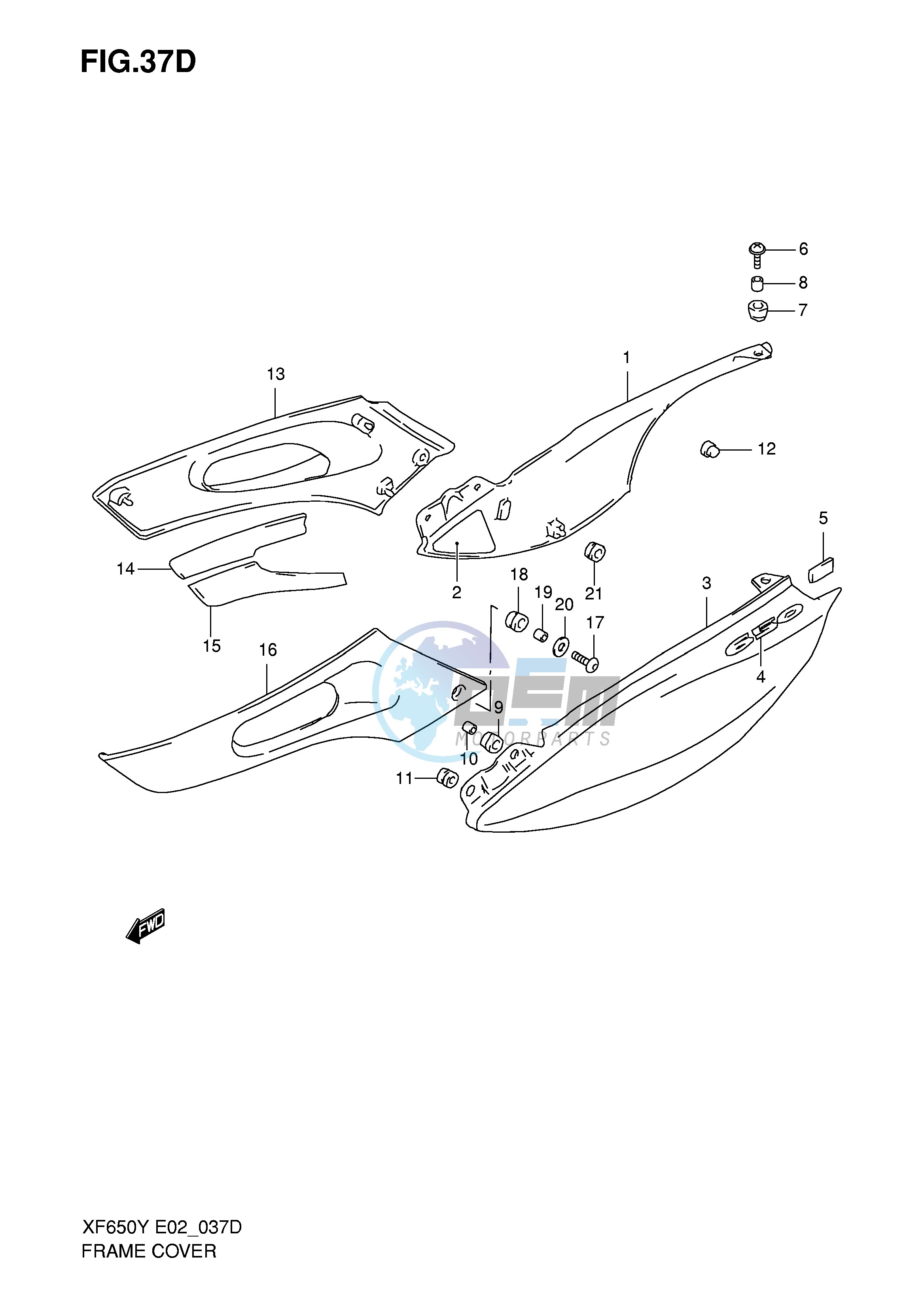 FRAME COVER (MODEL K1)