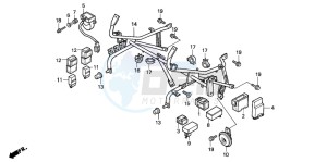 ST1100 drawing COWL STAY (ST1100)