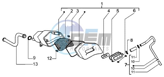 Secondairy air box