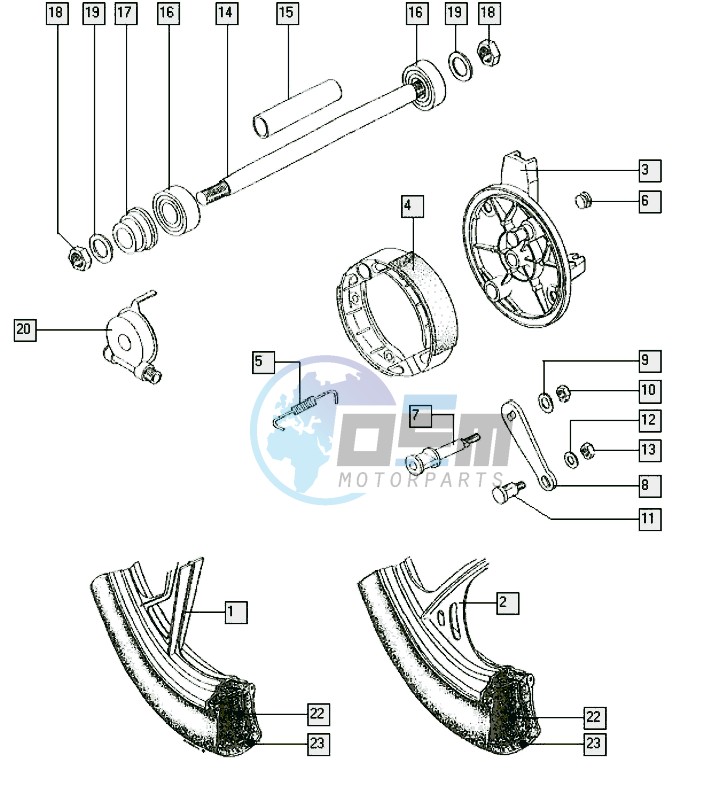 Front wheel-alu