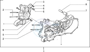 Zip 95 drawing Crankcase