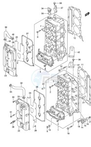 DF 250 drawing Cylinder Head