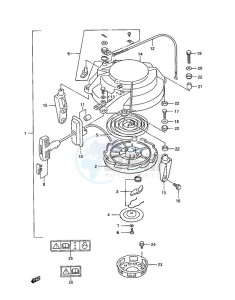 dt 30c drawing Recoil Starter