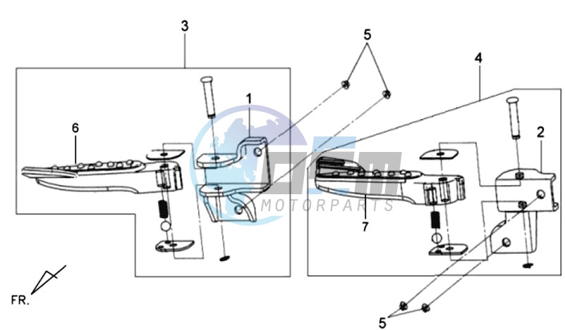 FOOTREST L / R