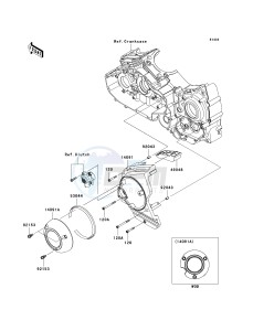 VN 1700 B [VULCAN 1700 VOYAGER ABS] (9FA) B9F drawing CHAIN COVER