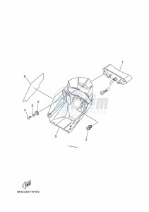 YFZ450R (BKDH) drawing TAILLIGHT