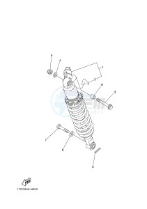 YFZ450R YFZ45YSSH YFZ450R SPECIAL EDITION (BW26) drawing REAR SUSPENSION