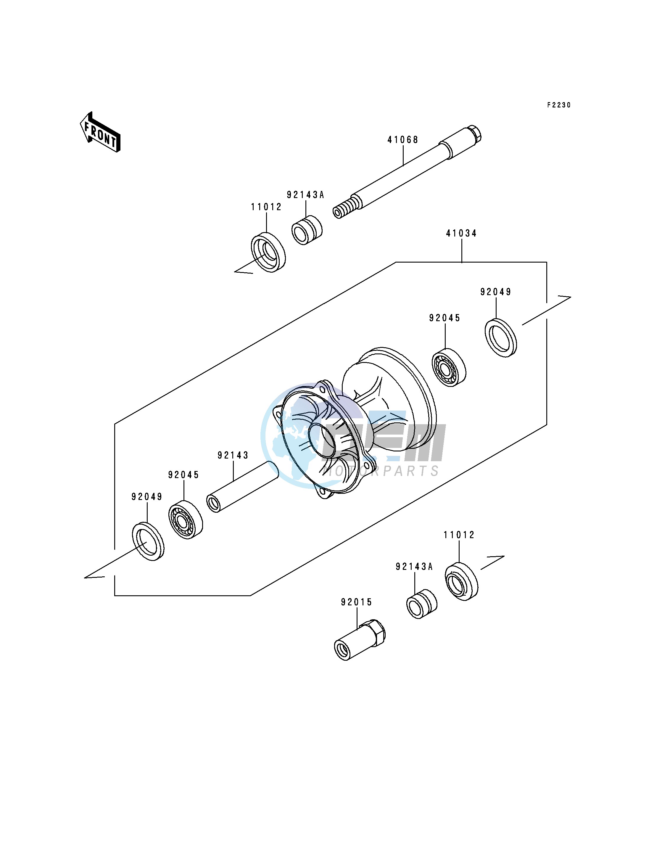 FRONT HUB