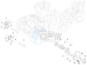 Fly 150 4T 3V ie (APAC) drawing Rocking levers support unit