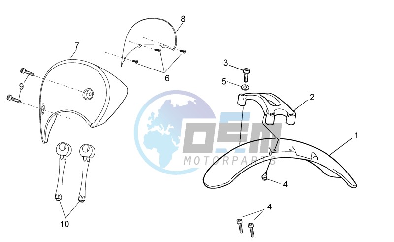 Front body - Front mudguard