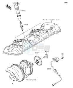 Z1000 ABS ZR1000GEFA FR GB XX (EU ME A(FRICA) drawing Ignition System