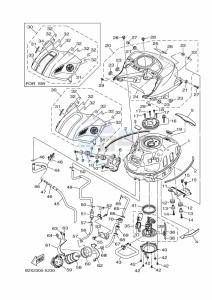 YZF320-A YZF-R3 (B2X2) drawing FUEL TANK