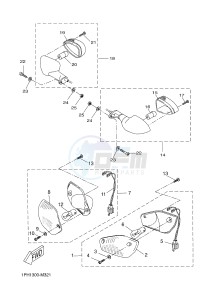 NS50 NS50F AEROX 4 (1GB5 1GB5 1GB5 1GB5) drawing FLASHER LIGHT