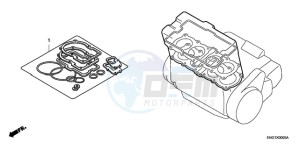 CB600FA39 Australia - (U) drawing GASKET KIT A