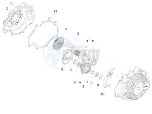 Wi-Bike Mas Deore Active-2017 (NAFTA) drawing Transmission assembly