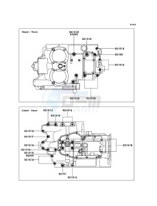 W800 EJ800ACF GB XX (EU ME A(FRICA) drawing Crankcase Bolt Pattern