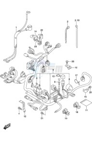 DF 9.9B drawing Harness Tiller Handle w/Power Tilt