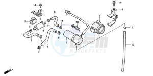 CBR900RR FIRE BLADE drawing FUEL PUMP