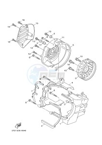 YW125CB BW'S 125 (37D7) drawing AIR SHROUD & FAN