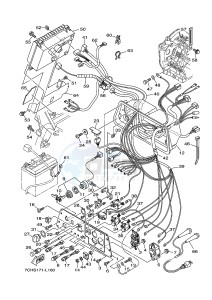 EF3000ISE GASOLINE I 177 (7CHS 7CHS) drawing CONTROL BOX 1