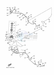 YXE850EN YXE85WPAK (B8K5) drawing MASTER CYLINDER