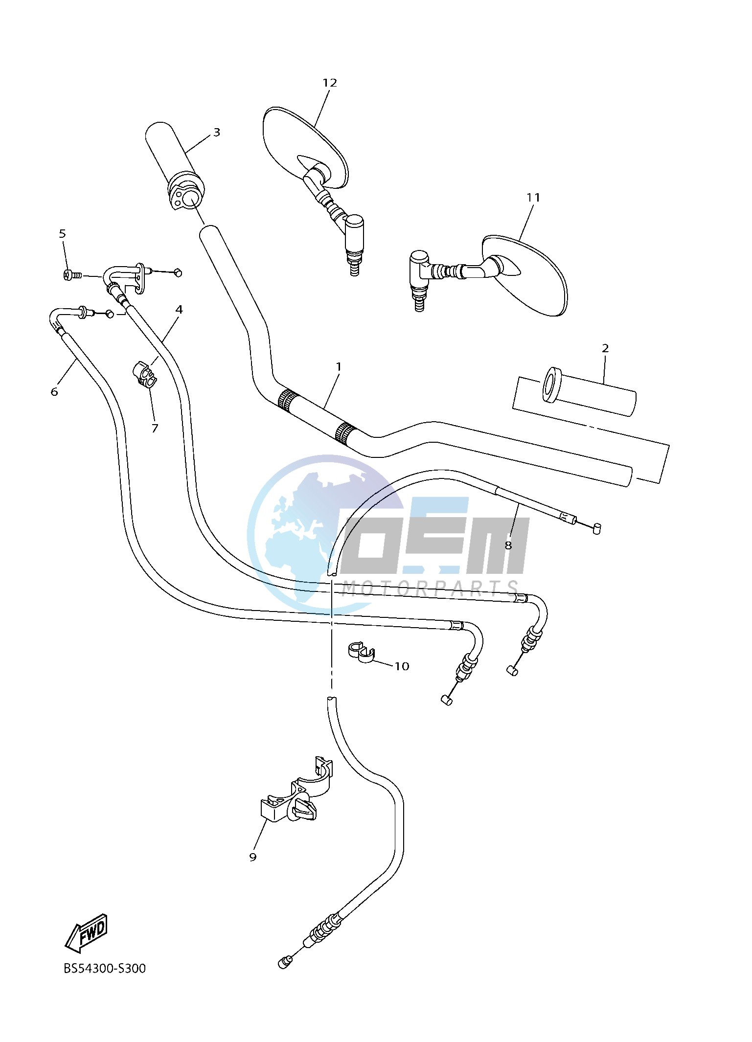 STEERING HANDLE & CABLE