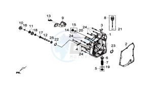 GTS 300i ABS drawing COVER RIGHT