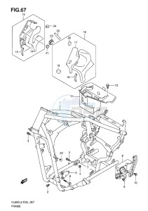 VL800 INTRUDER EU drawing FRAME