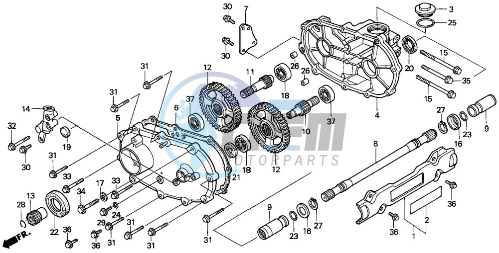 FRONT DRIVESHAFT