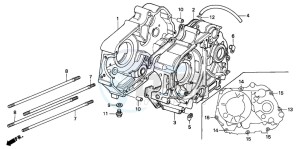 C90CW 70 drawing CRANKCASE