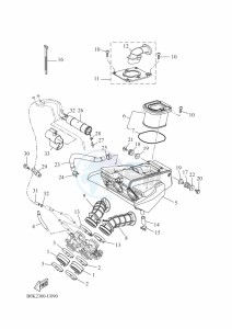 TRACER 700 MTT690-U (B1K2) drawing INTAKE