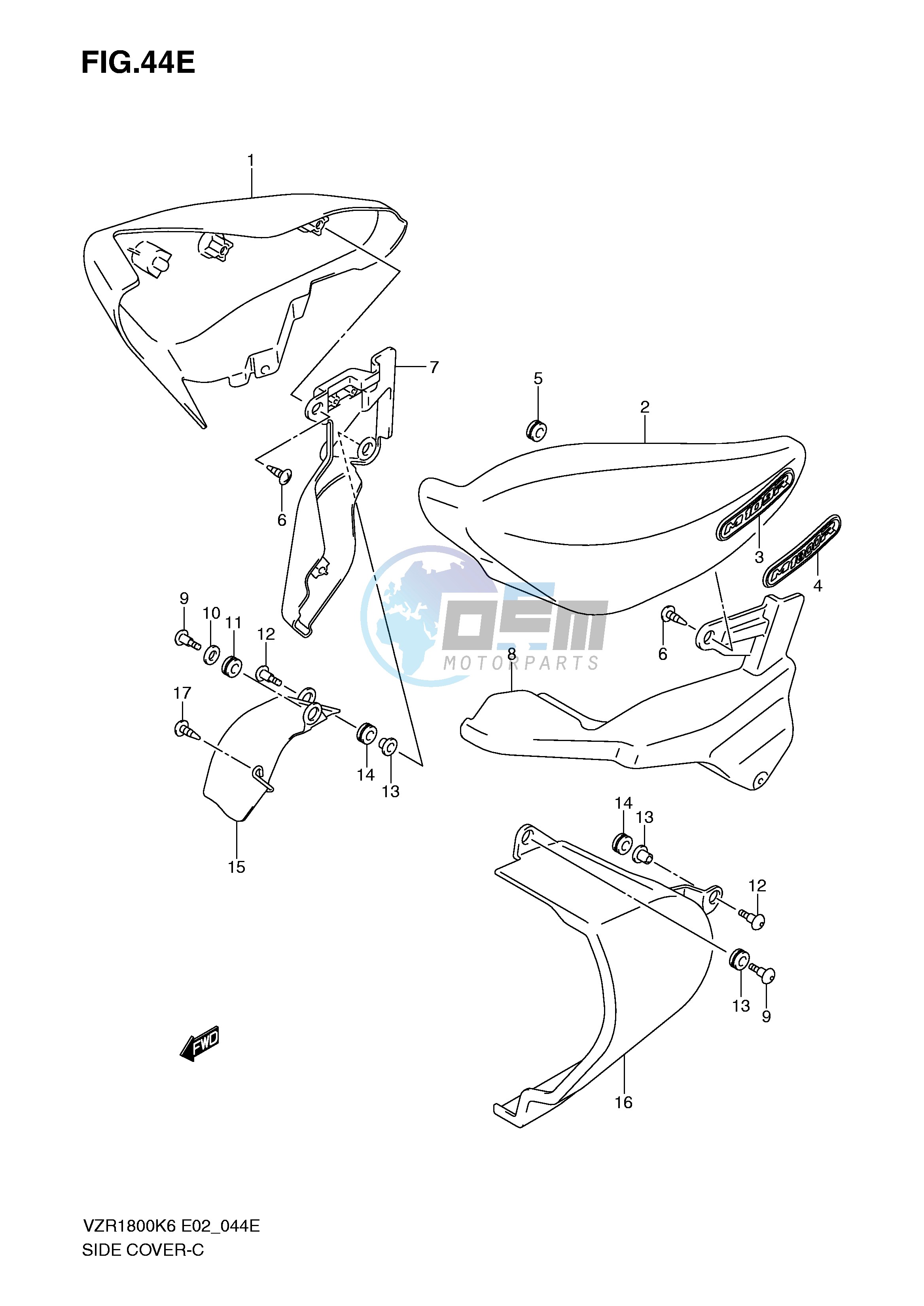 SIDE COVER (VZR1800NK9 NUFK9)