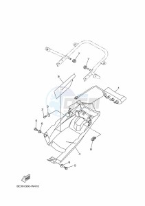 YFM700R (BCXJ) drawing TAILLIGHT