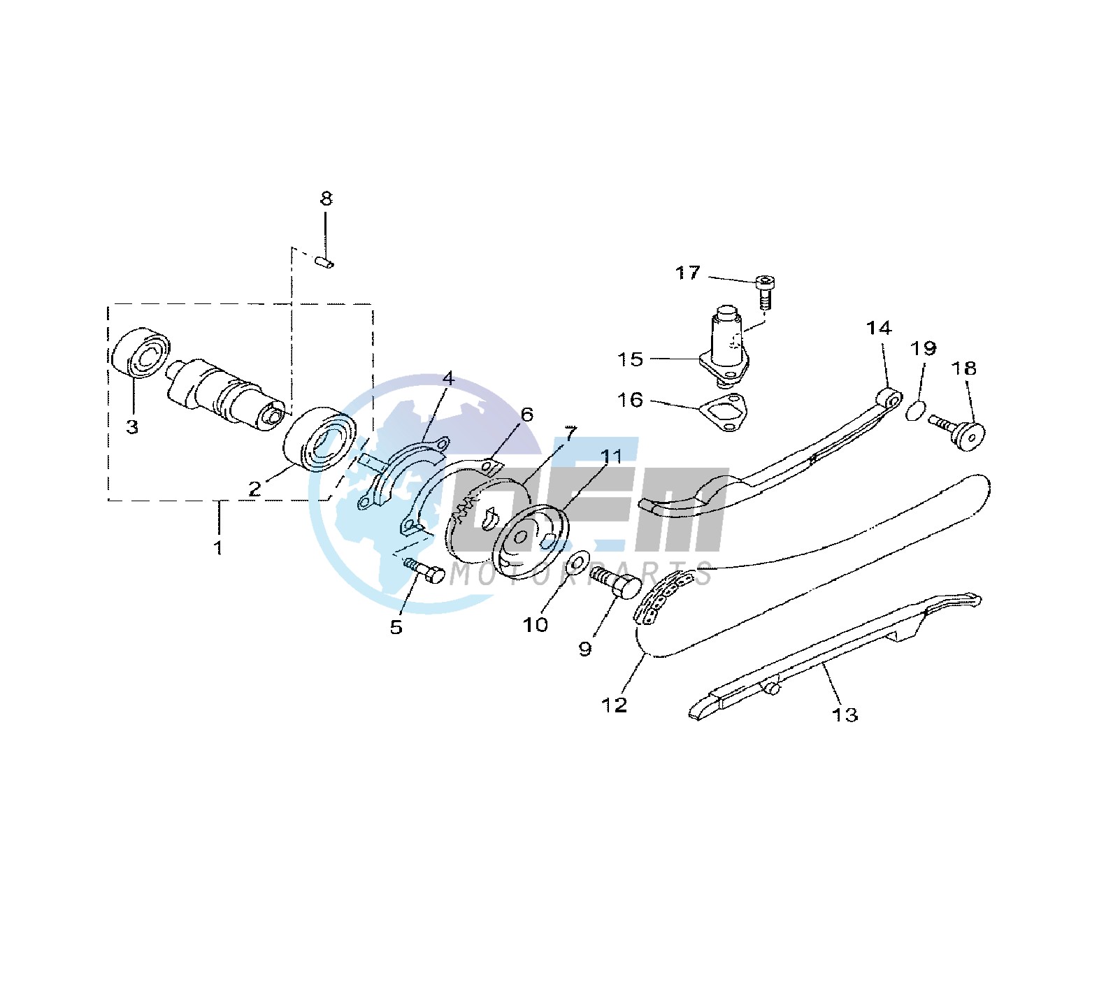 CAMSHAFT AND TIMING CHAIN