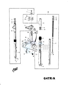 G4 TR (A-C) 100 drawing FRONT FORK G4TR_A 1_2 -- 70-73- -