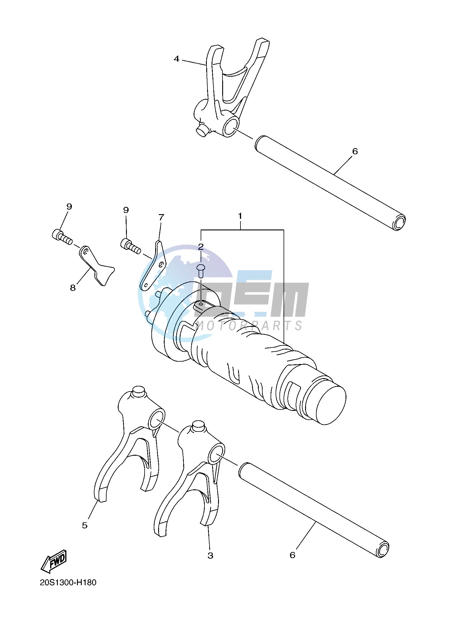 SHIFT CAM & FORK