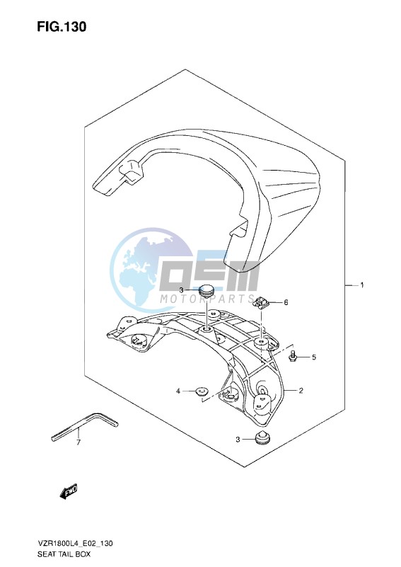 SEAT TAIL BOX Z L4