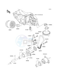 ER 650 A [ER-6N (EUROPEAN] (A6S-A8F) A8F drawing OIL PUMP