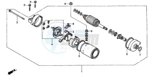 CB900F 919 drawing STARTING MOTOR