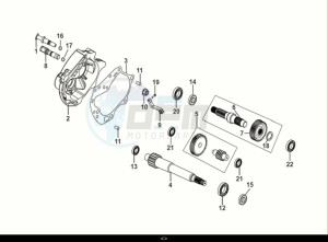 MIO 50I (FS05W2-NL) (E5) (M1) drawing MISSION CASE-DRIVE SHAFT