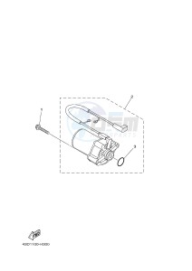 YFM90R (43DD 43DE 43DF 43DD) drawing STARTING MOTOR