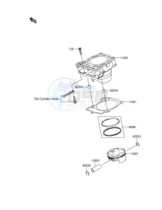 RM-Z250 (E28) drawing CYLINDER PISTON