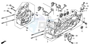 FES150A 125 S-WING drawing CRANKCASE (FES1257/A7)(FES1507/A7)